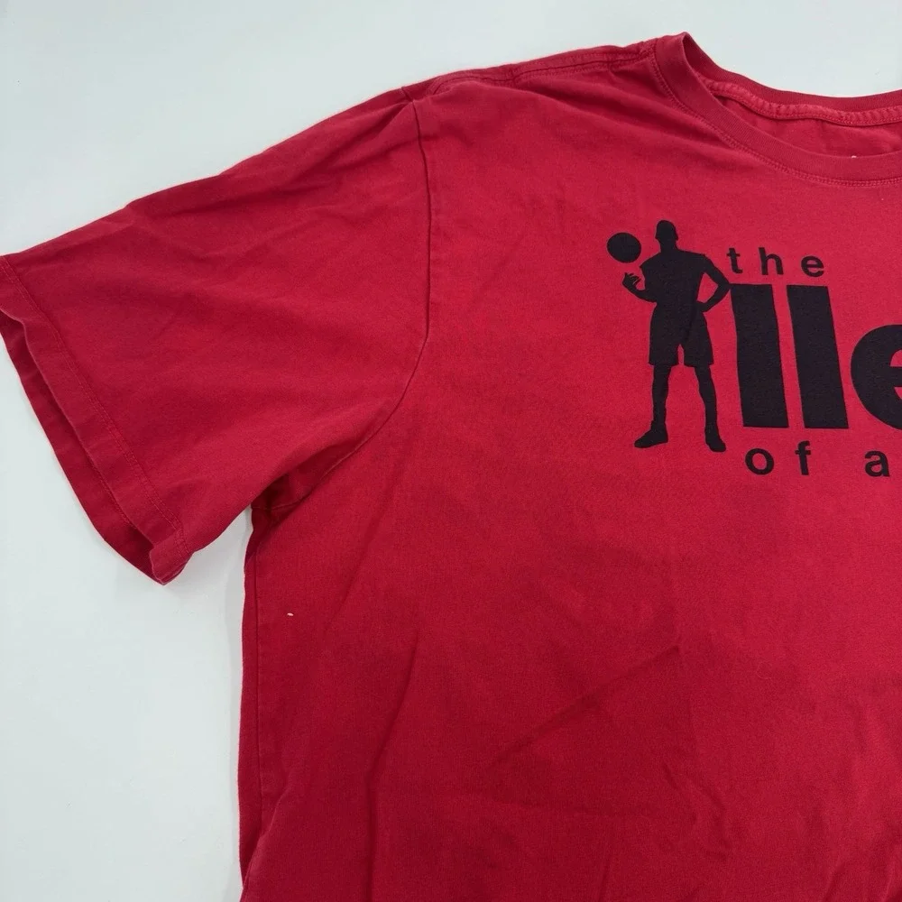 Michael Jordan The Illest Of All Time Flu Game Red T-Shirt Mens Size‎ XXL Nike